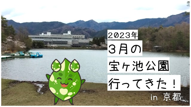 宝ヶ池公園に行ってきた2023.3